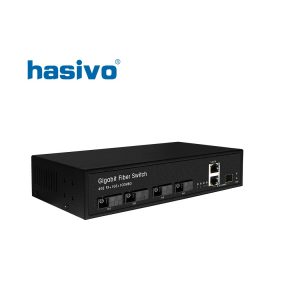 Switch Fiber Gigabit Hasivo F1200-4GX-2GC