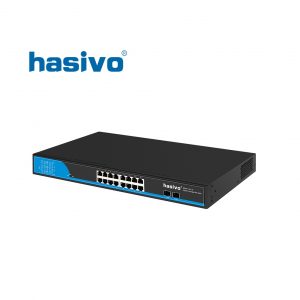 Unmanaged Switch Gigabit PoE HASIVO S5800P-16G-2S