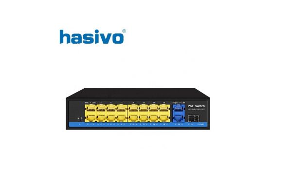 Unmanaged Switch PoE HASIVO S2600P-16F-2G-1S-SE